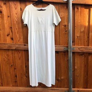 Vintage Long Dragonfly Lite Green Dress